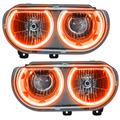 Oracle 08-14 Dodge Challenger SMD HL (Non-HID) - ColorSHIFT w/o Controller