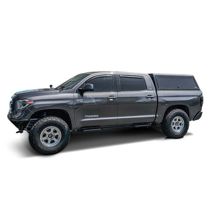 Westin EXP Truck Cap COMPLETE KIT A + BS (07-21 Toyota Tundra CrewMax 5.5ft. Bed) - Black