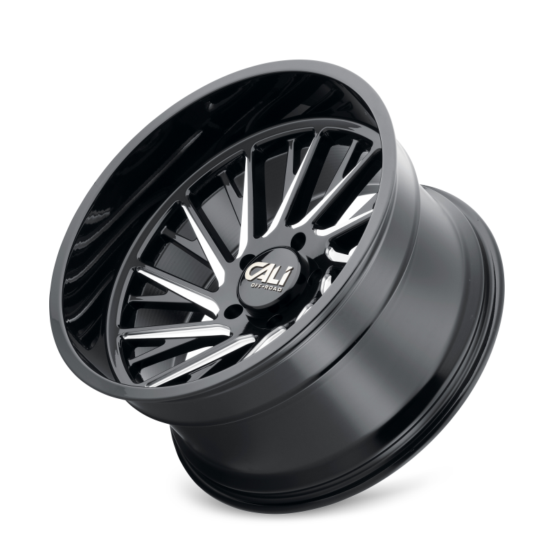 Cali Off-Road 9114 Purge 20x10 / 8x170 BP / -25mm Offset / 125.2mm Hub Gloss Black Milled Wheel