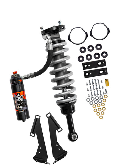 Shock Absorber 05-23 Toyota Tacoma Front Coilover 2.5 Truck Performance Elite Series Remote Reservoir Dual Speed Compression 2 Inch Lift (05-15) 1 Inch Lift (16-23) Kit FOX