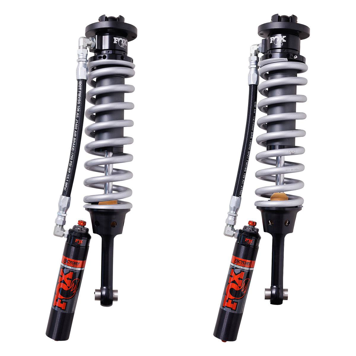 Shock Absorber 24-On Toyota Tacoma Front Coilover Internal Bypass 3.0 Series Remote Reservoir Dual Speed Compression Evo 2-3 Lift Kit FOX