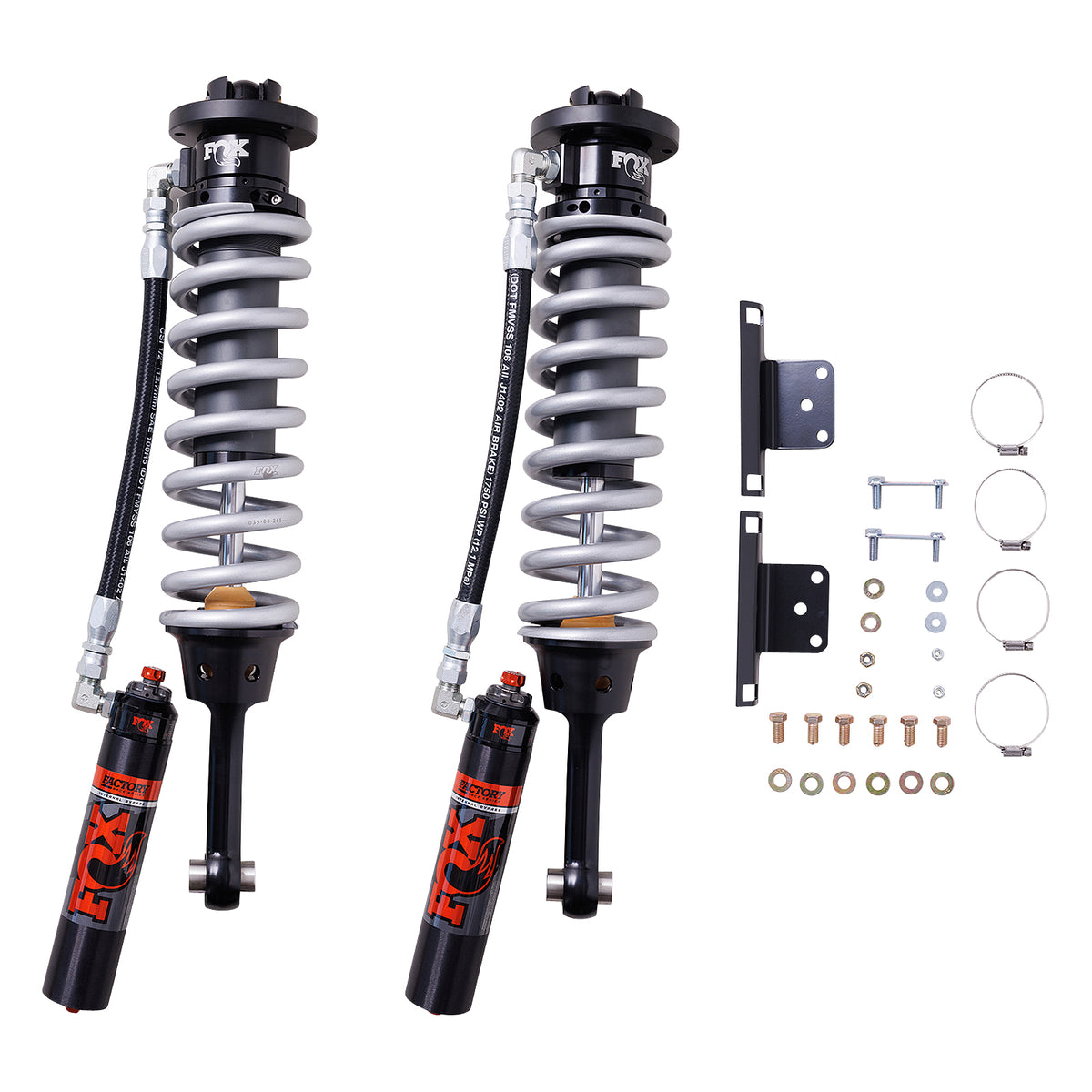 Shock Absorber 24-On Toyota Tacoma Front Coilover Internal Bypass 3.0 Series Remote Reservoir Dual Speed Compression Evo 2-3 Lift Kit FOX