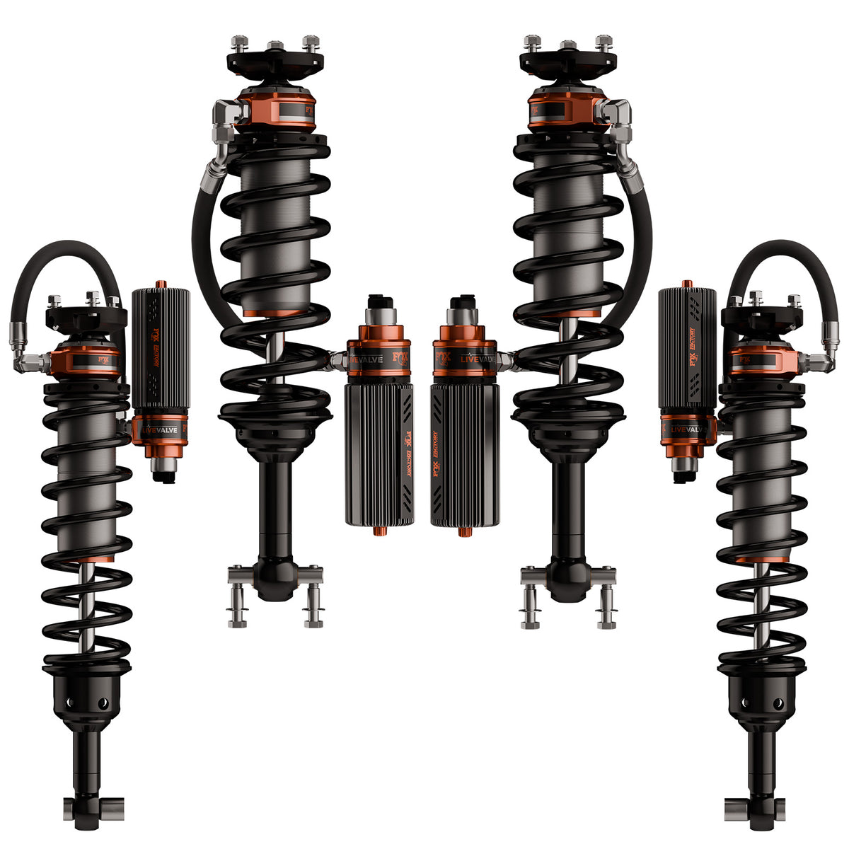 Shock Absorber 21-On Ford Bronco 3.2 Truck Factory Race Series Live Valve Connected Suspension Kit FOX