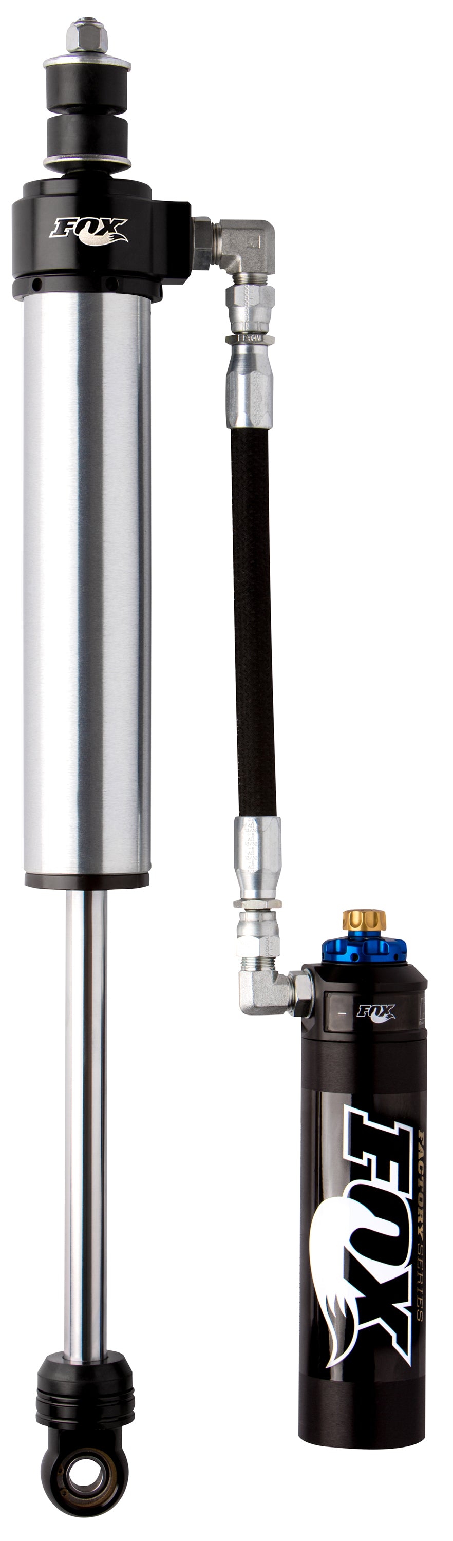 Shock Absorber 05-On Ford Super Duty Front 2.5 Series Remote Reservoir 8.8 Inch 2-3.5 Inch Lift Dual Speed Compression Kit FOX