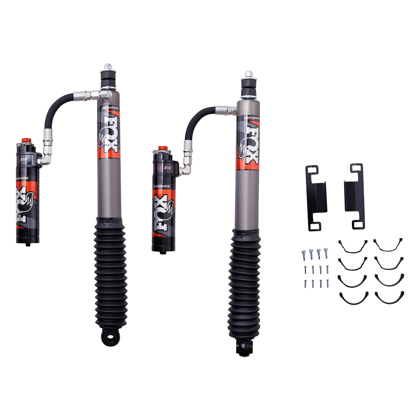 Shock Absorber 25-On Toyota 4Runner 24-On Land Cruiser 250 & Gx550 Rear 2.5 Truck Performance Elite Series Remote Reservoir Dual Speed Compression Evo 0-2 Inch (0-51Mm) Lift Kit FOX