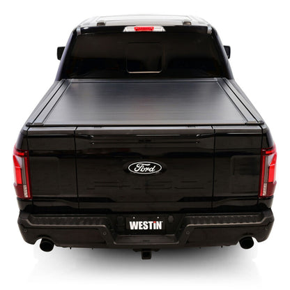 Westin 15-25 Ford F-150 (Incl. 22-25 Lightning) 5.5ft Bed Electric Retractable Tonneau Cover - Black