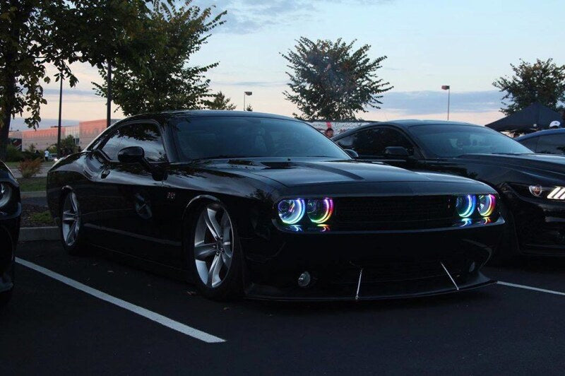 Oracle 15-21 Dodge Challenger Dynamic Surface Mount Headlight Halo Kit - - Dynamic