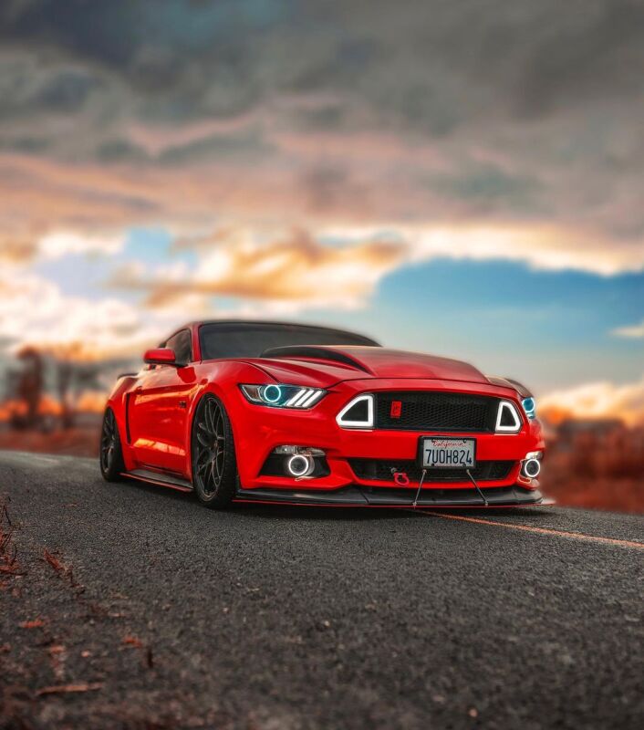 Oracle 15-17 Ford Mustang V6/GT/Shelby DRL w/ Halo Kit - ColorSHIFT w/ 2.0 Controller