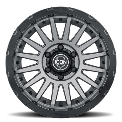 ICON Alloys Recon Pro Satin Charcoal- 18 X 9 - 6 X 5.5 - 0MM 5in BS