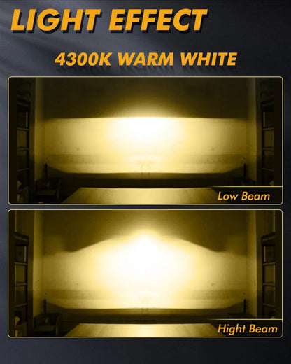 3 Inch 104W Bi-LED Projector Lens Fog Light 3-Colors Switchback for 2012-2022 Toyota Tacoma/ 2010-2022 Toyota 4Runner / 2014-2022 Toyota Tundra
