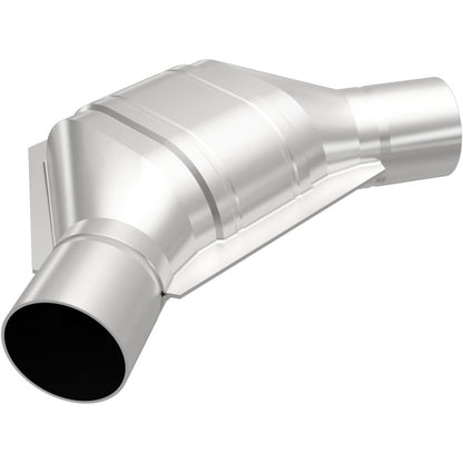 MagnaFlow Universal Catalytic Converter 2 inch Angled O/O PC2 Front