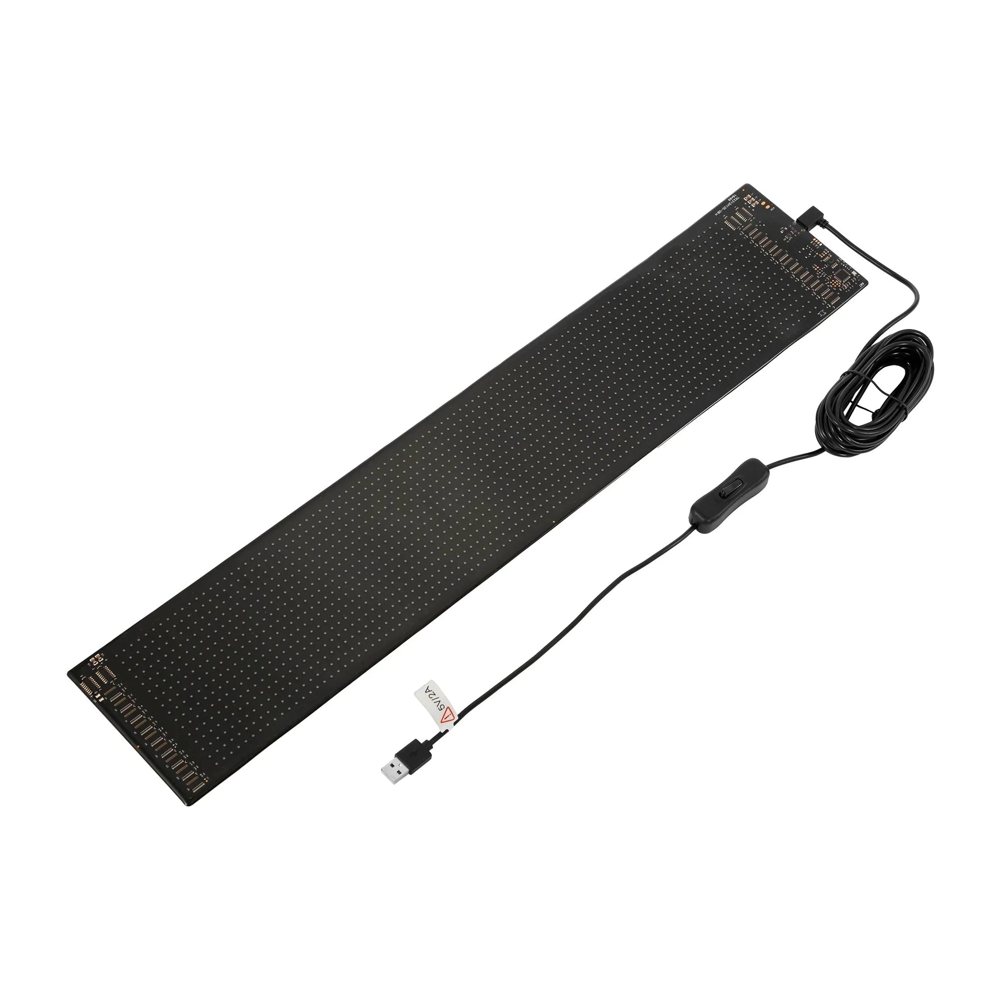 🆕Single Pack Devil's Eye Atmosphere Light Flexible Programmable USB APP Control Car LED Screen 23.42x4.72in for Windshield Decoration