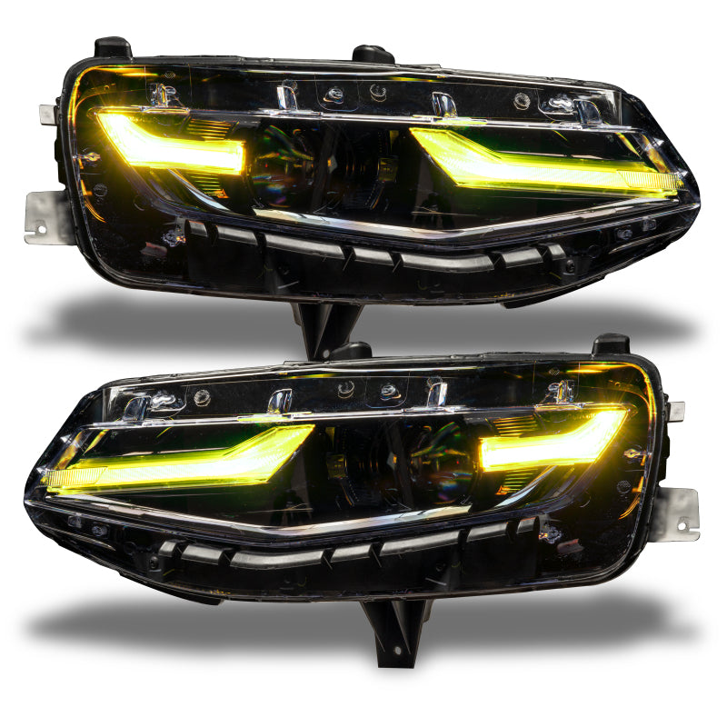 Oracle 19-21 Chevy Camaro LS/LT RGB+A Headlight DRL Kit - ColorSHIFT w/o Controller