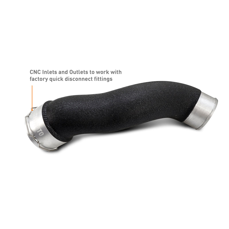 Mishimoto 2024+ Ford Mustang EcoBoost Charge Pipes - Wrinkle Black