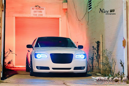 Oracle 11-19 Chrysler 300C DRL Upgrade w/ Halo Kit - ColorSHIFT w/o Controller