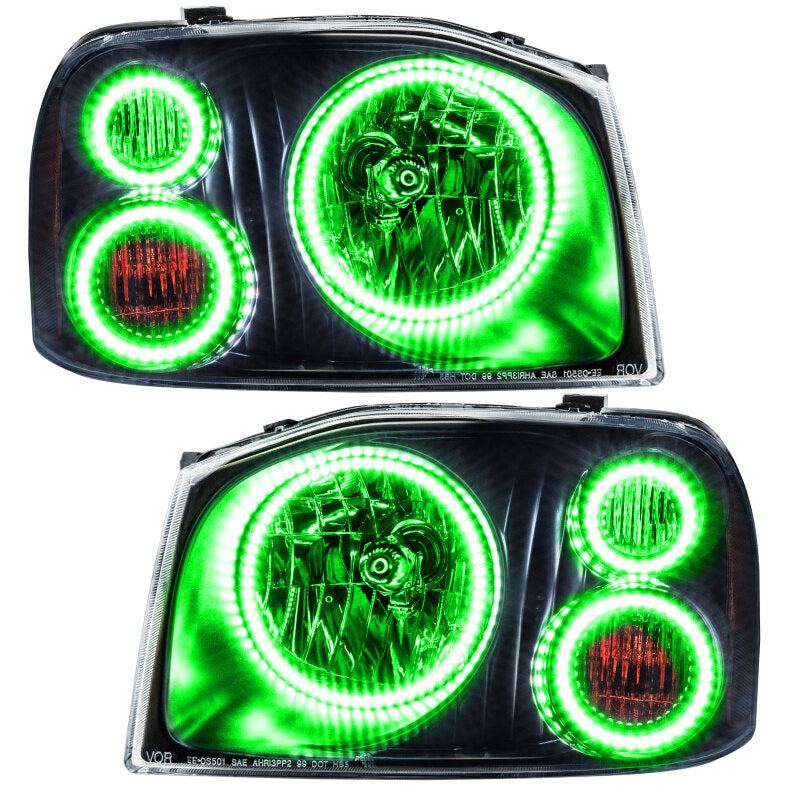 Oracle 01-04 Nissan Frontier SMD HL - Triple Halo - ColorSHIFT w/o Controller