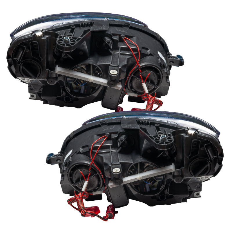 Oracle 08-11 Mercedes Benz C-Class Pre-Assembled Headlights Chrome - w/ Simple Controller