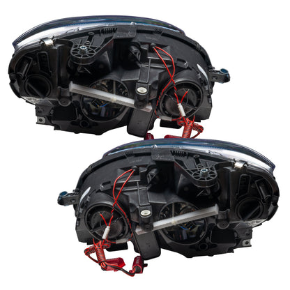 Oracle 08-11 Mercedes Benz C-Class Pre-Assembled Headlights Chrome - w/ Simple Controller