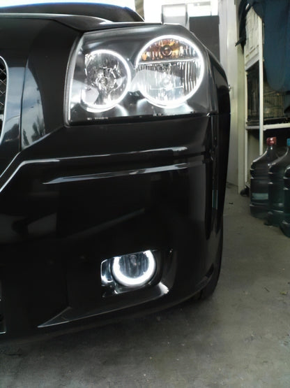 Oracle Chrysler 300 Base 05-10 LED Fog Halo Kit - Red