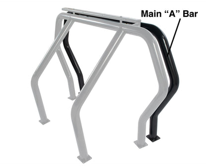 Bed Bar Component A Additional Bar Black Powdercoat 1975-1978 GMC C15/K15 1975-1983 Ford F-100 1975-1986 Chevrolet C10/K10 Go Rhino