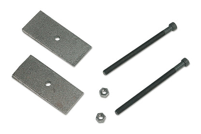 2 Degree Axle Shims 2-3 Inch Wide With 3/8 Inch Center Pins Pair Tuff Country
