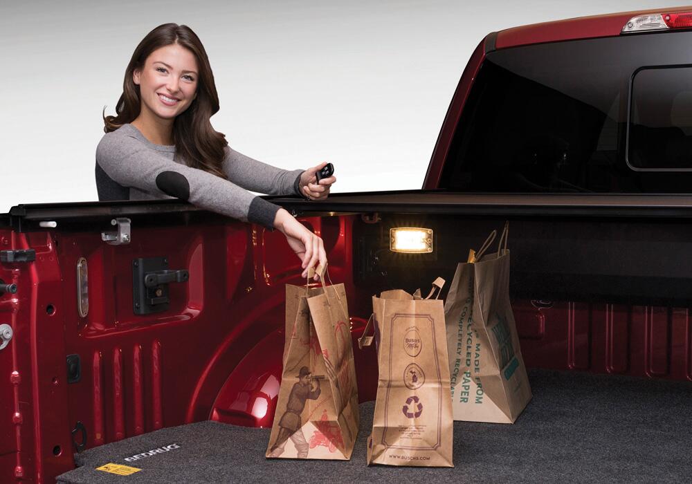 PowertraxPRO MX Retractable Tonneau Cover Rugged Aluminum Construction Electric Cover Matte Black 2019-2026 GMC Sierra (with CarbonPro Bed) 5' 9 inch Bed without Stake Pockets Standard Rails
