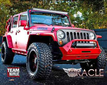 Oracle Jeep JK Upper Windshield Brackets/Light Combo