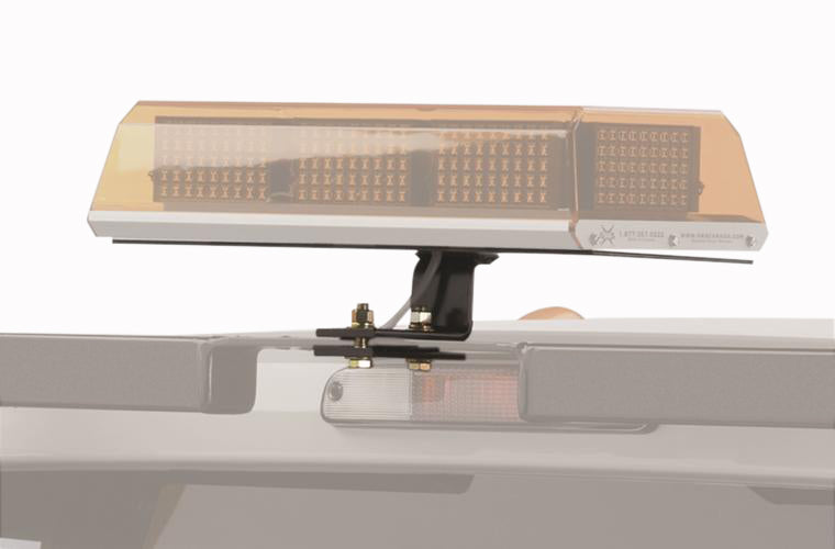 Utility Light Bracket Universal 16 Inch X 7 Inch Rectangle Center Mount Backrack