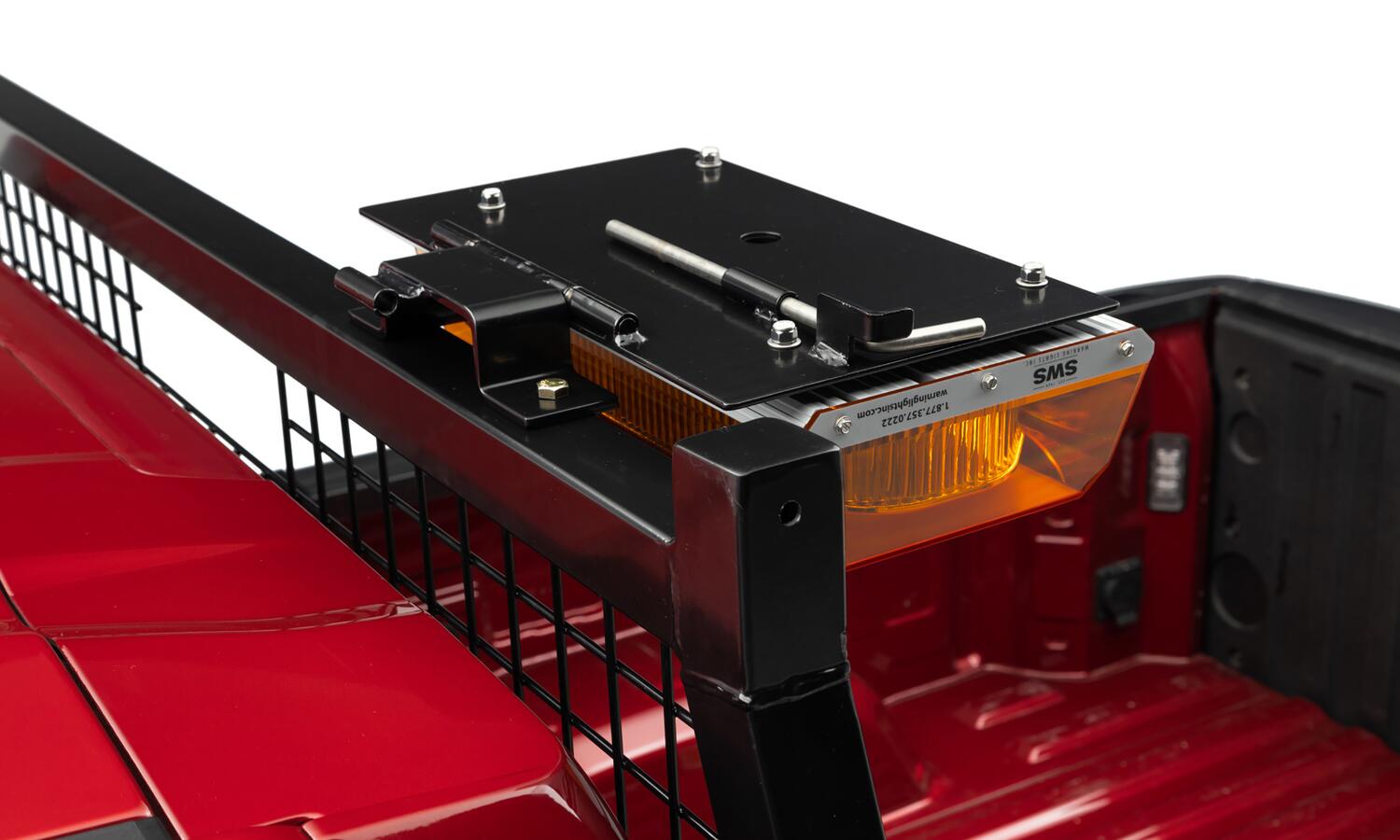 Utility Light Bracket Universal Folding 16 Inch X 7 Inch Rectangle Center Mount Backrack