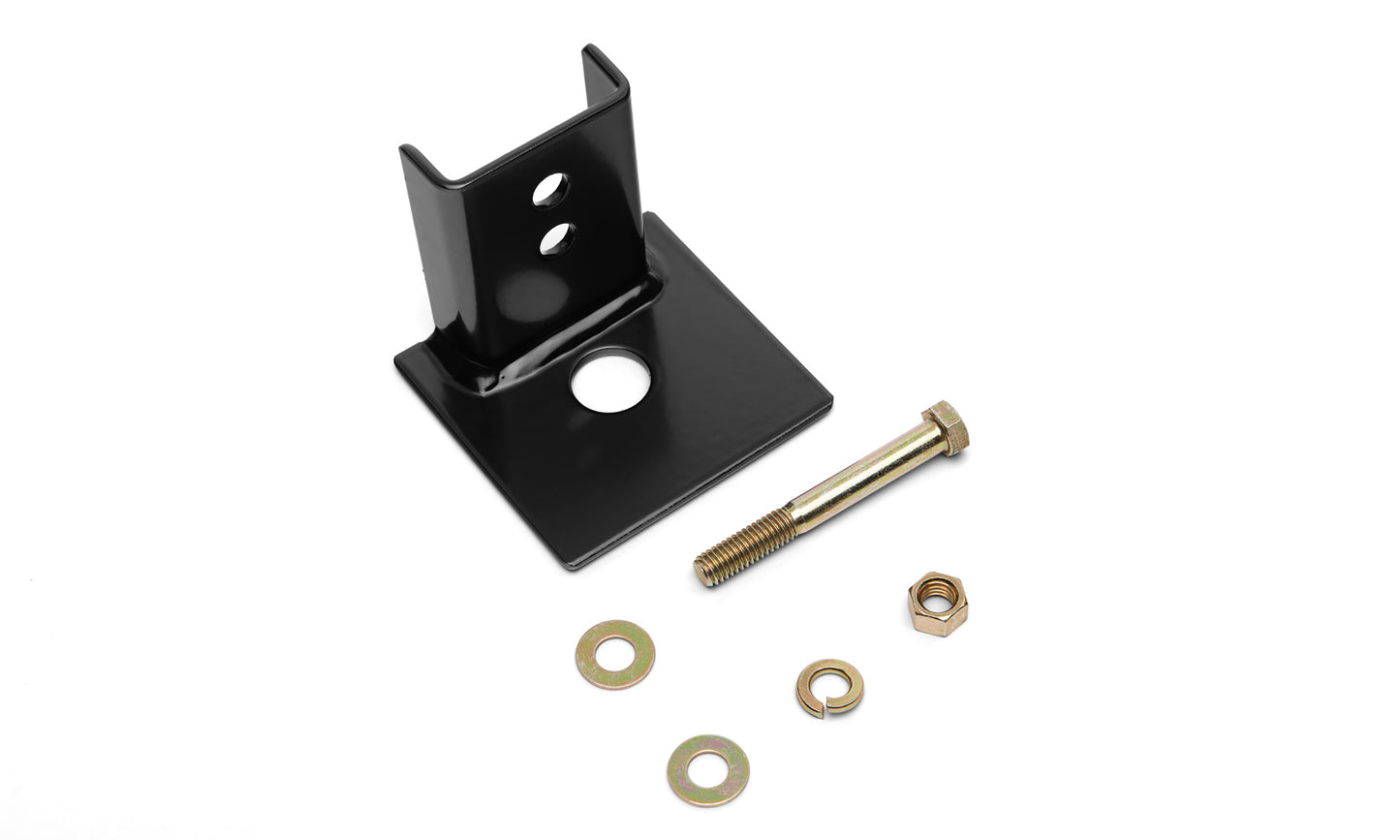 Antenna Mount Bracket 3.50 Inch Square with 7/8 Inch Hole Safety Rack Louvered Insert Backrack