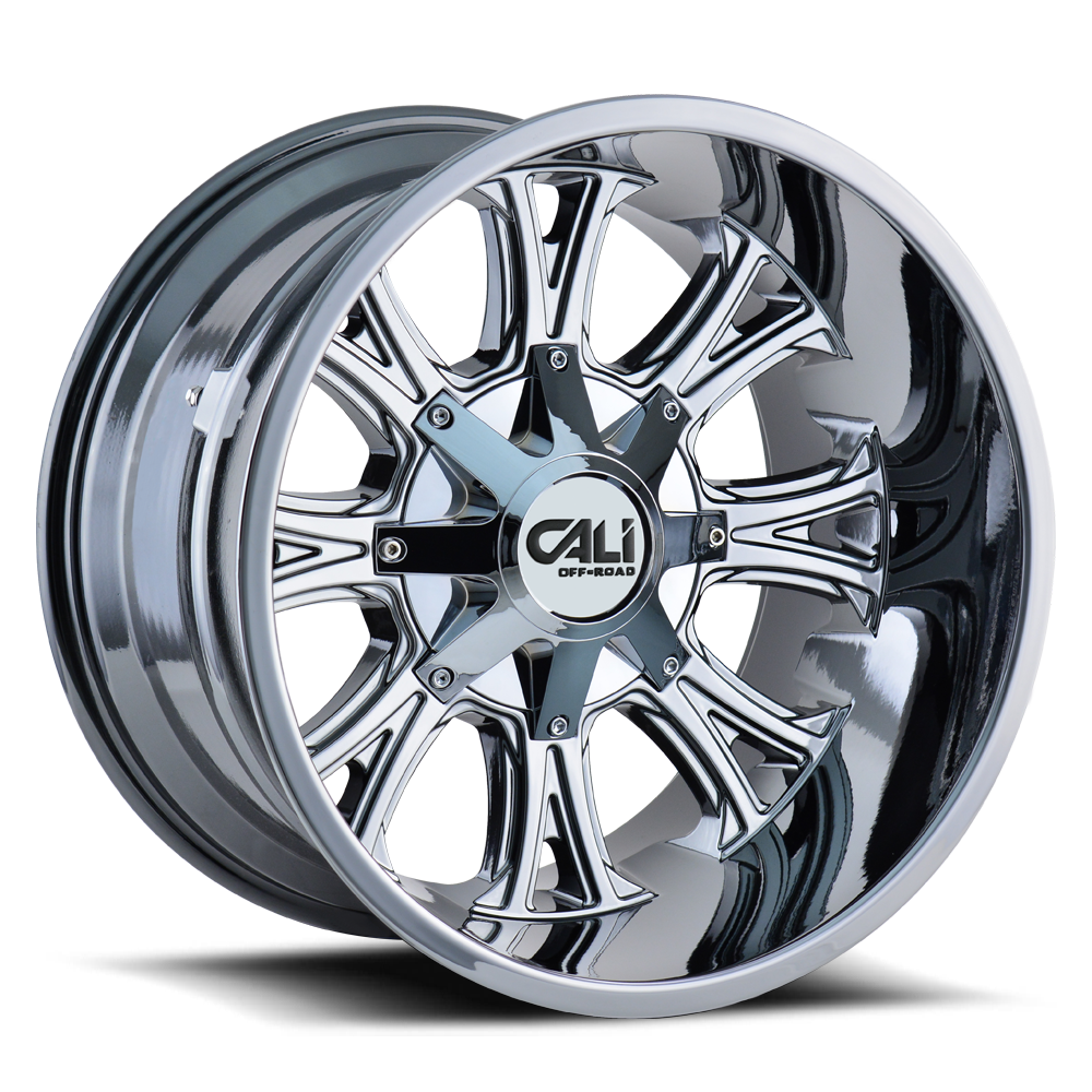 Cast Aluminum Wheels Americana 9101 CH 20x9 Chrome Cali Offroad Wheels