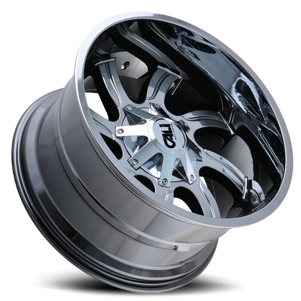 Cast Aluminum Wheels Twisted 9102 CH 20x9 Chrome Cali Offroad Wheels