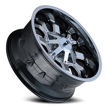 Cast Aluminum Wheels Dirty 9104 CH 20x10 Chrome Cali Offroad Wheels