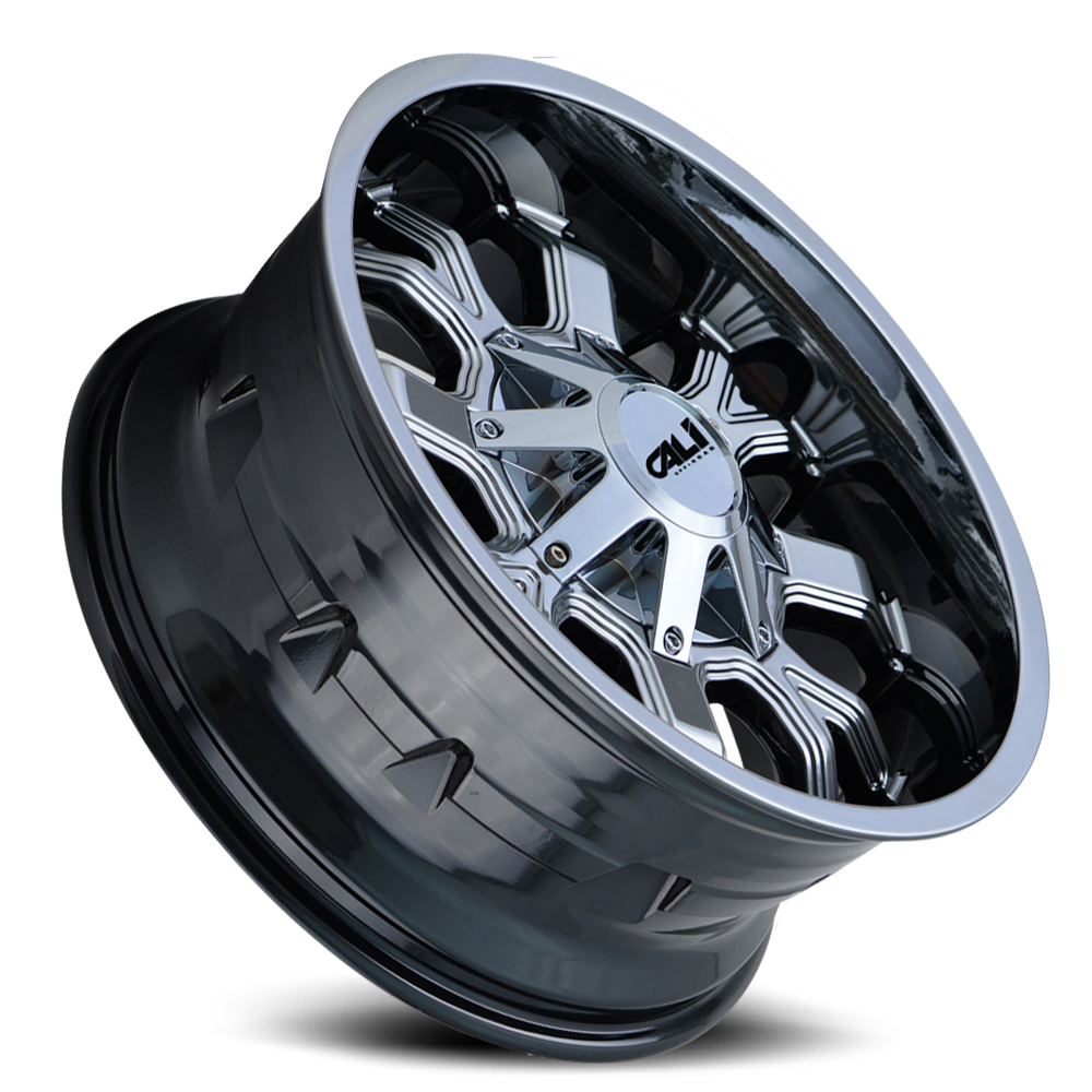 Cast Aluminum Wheels Dirty 9104 CH 22x14 Chrome Cali Offroad Wheels
