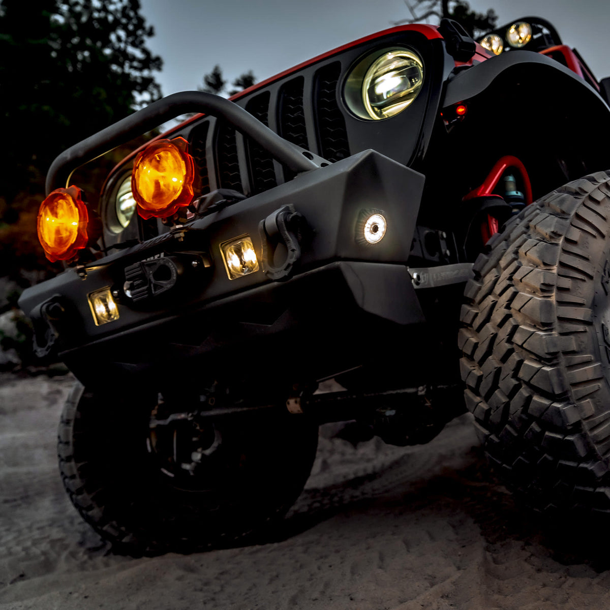 Cyclone V2 LED 6 Light Rock Kit KC HiLiTES