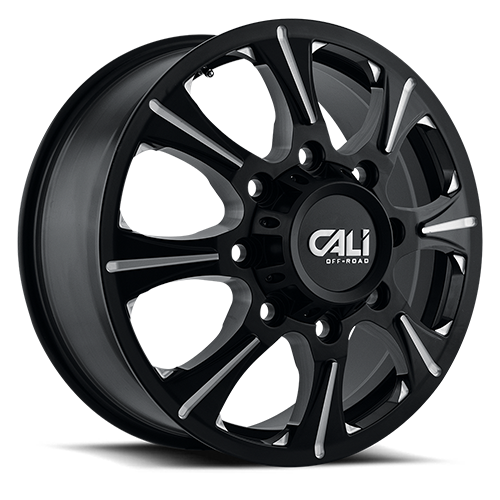 Dually Wheels Brutal Dually 9105 BK-M 22x8.25 Black Cali Offroad Wheels