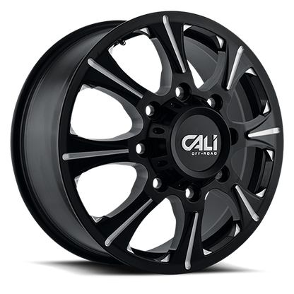 Dually Wheels Brutal Dually 9105 BK-M 22x8.25 Black Cali Offroad Wheels
