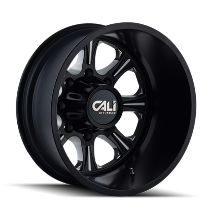 Dually Wheels Brutal Dually 9105 BK-M 22x8.25 Black Cali Offroad Wheels