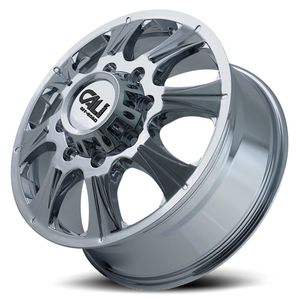 Dually Wheels Brutal Dually 9105 CH 22x8.25 Chrome Cali Offroad Wheels