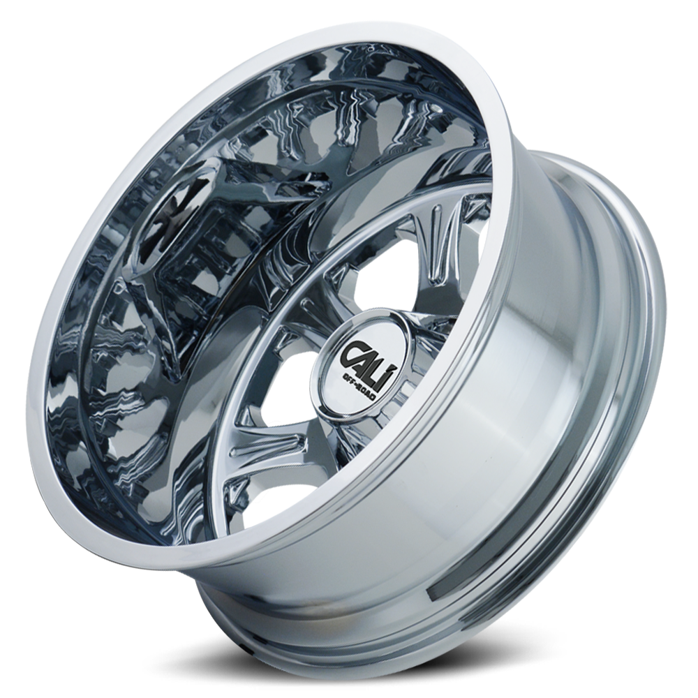 Dually Wheels Brutal Dually 9105 CH 22x8.25 Chrome Cali Offroad Wheels