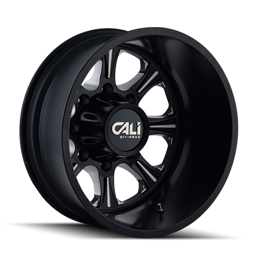 Dually Wheels Brutal Dually 9105 BK-M 20x8.25 Black Cali Offroad Wheels