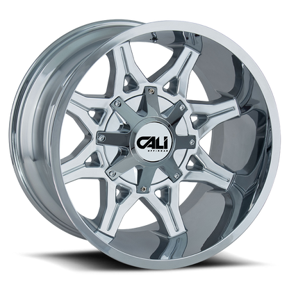Cast Aluminum Wheels Obnoxious 9107 CH 20x9 Chrome Cali Offroad Wheels
