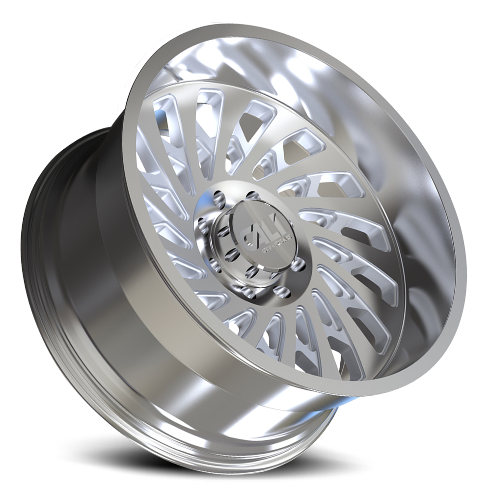 Cast Aluminum Wheels Switchback 9108 PO 20x12 Polished Cali Offroad Wheels