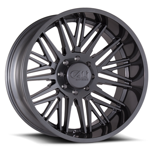 Cast Aluminum Wheels Rawkon 9109 SL 22x12 Graphite Cali Offroad Wheels