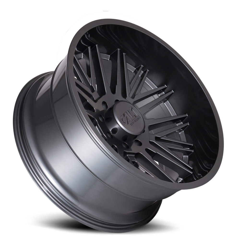 Cast Aluminum Wheels Rawkon 9109 SL 24x12 Graphite Cali Offroad Wheels