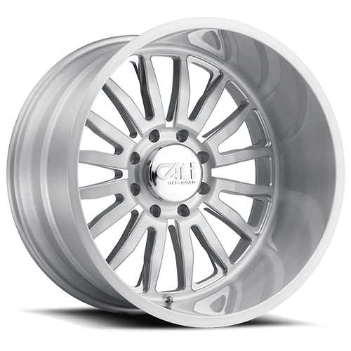 Cast Aluminum Wheels Summit 9110 SL 20x9 Brushed Brushed Silver Cali Offroad Wheels