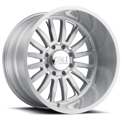 Cast Aluminum Wheels Summit 9110 SL 20x9 Brushed Brushed Silver Cali Offroad Wheels