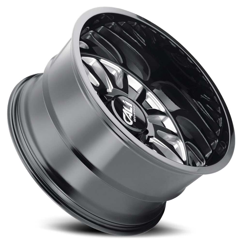 Cast Aluminum Wheels Summit 9110 GB-M 20x9 Milled Spokes Gloss Black Cali Offroad Wheels