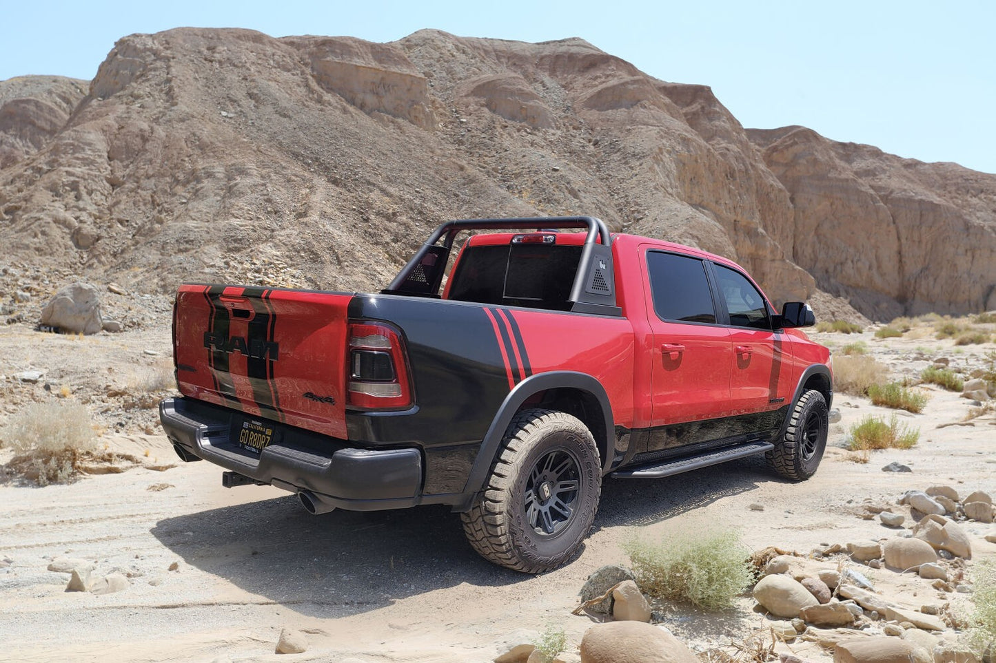 Sport Bar 2.0 for Full Sized Trucks Textured Black 2007-2021 Toyota Tundra 2009-2026 Dodge Ram 1500/2500/3500 Go Rhino