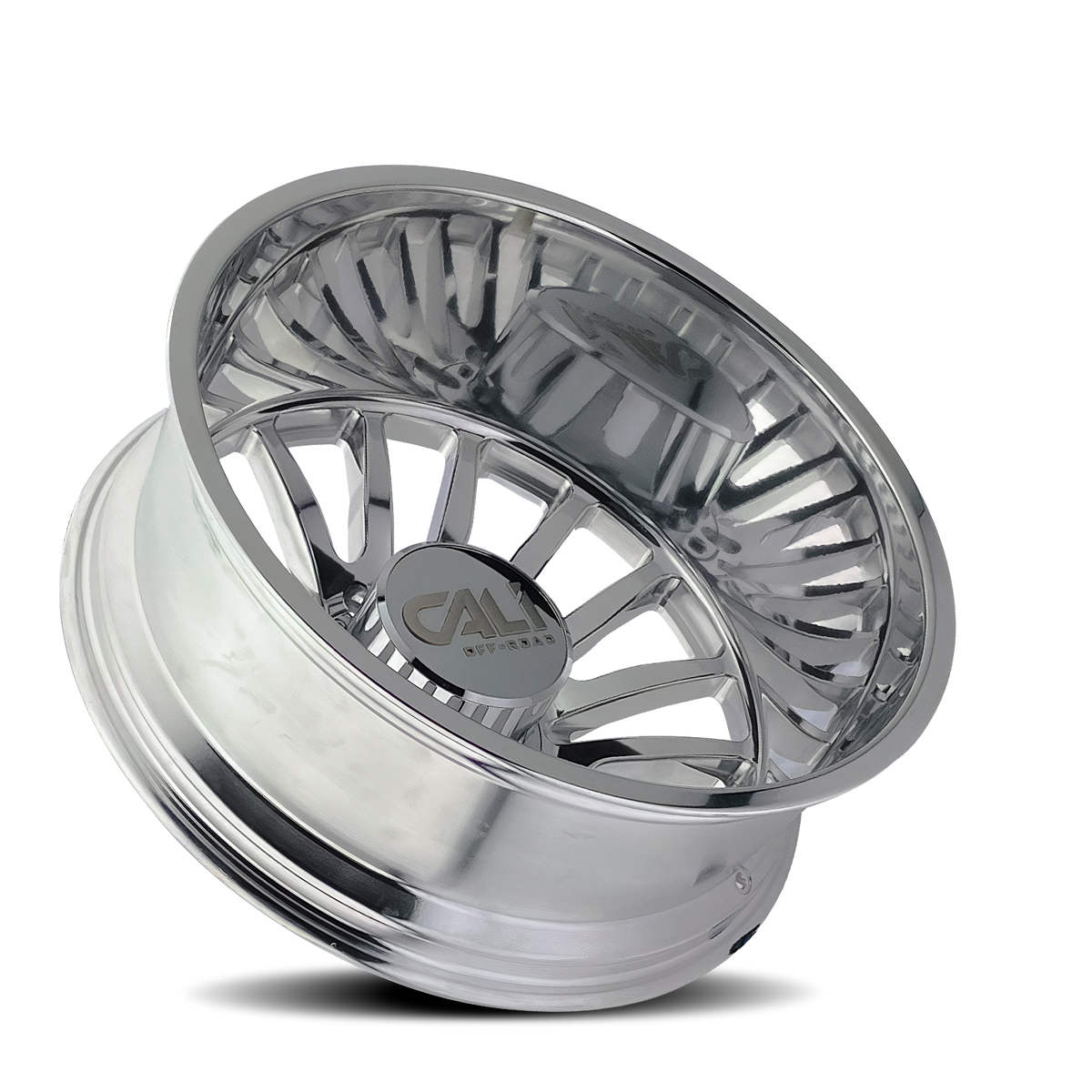 Dually Wheels Summit Dually 9110D PO 22x8.25 Milled Spokes Polished Cali Offroad Wheels
